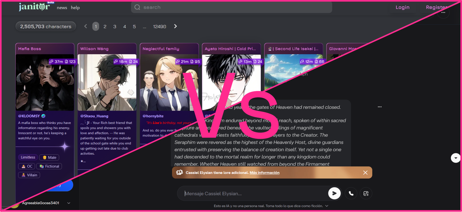 Janitor AI vs Character AI: uncensored comparison